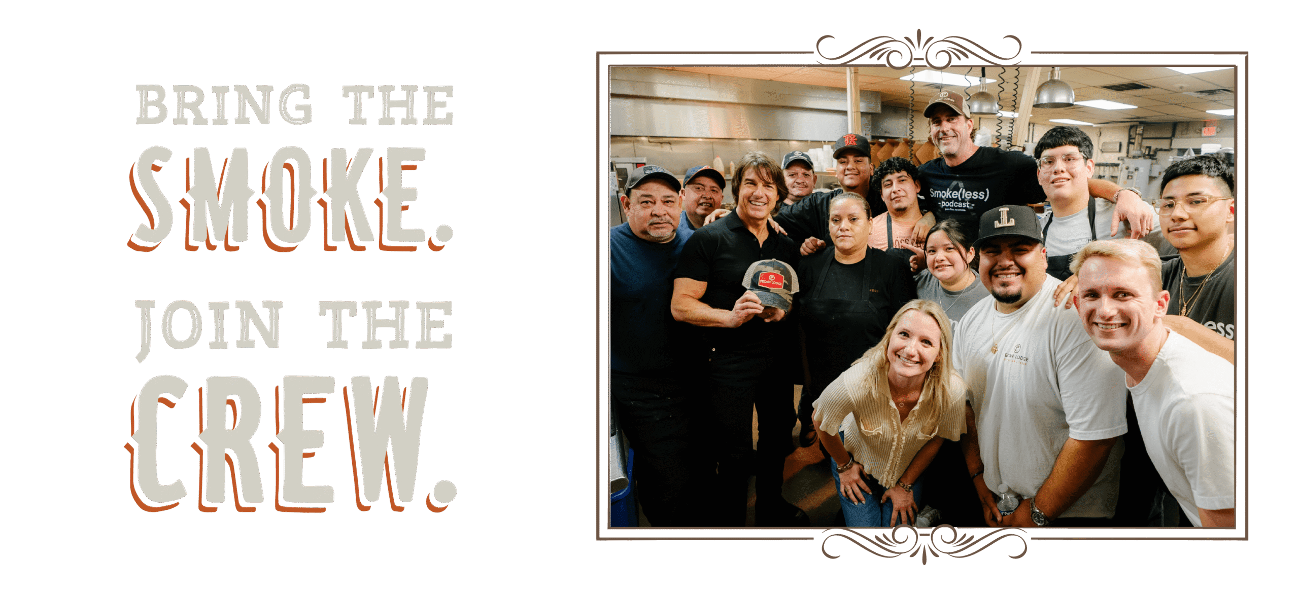 Bring the smoke. Join the crew.